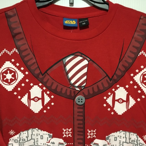 Star Wars Ugly Christmas Sweater Sweatshirt Size M - Picture 2 of 5